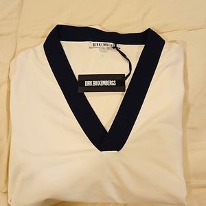 BNWT DIRK BIKKEMBERGS LONG SLEEVE COTTON TOP.  RETAILS $295